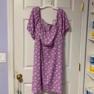SHEIN Lavender Babydoll Dress